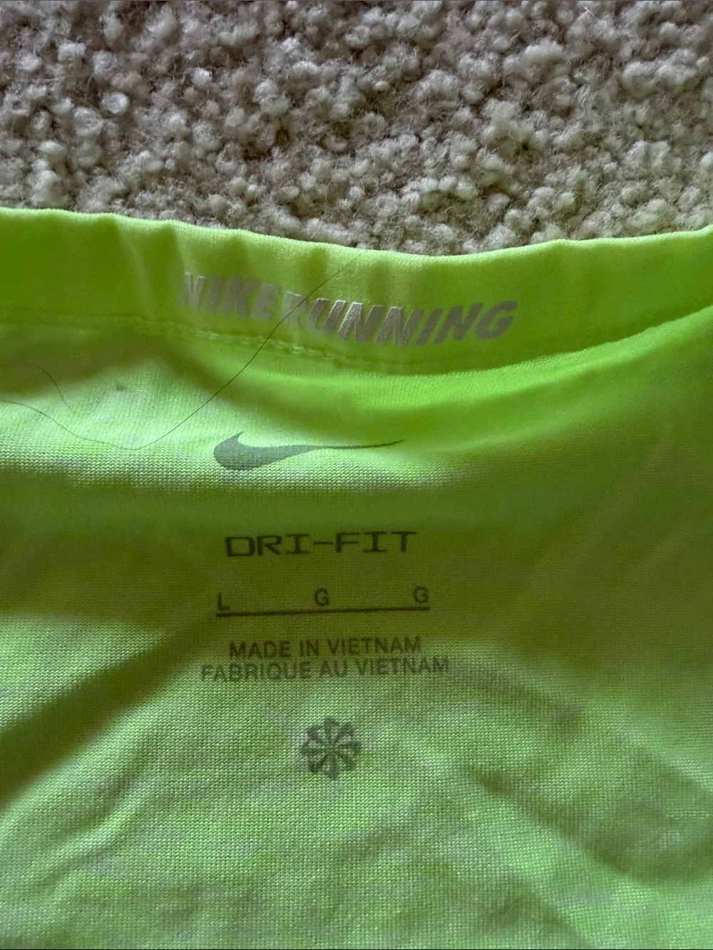 Nike Men’s Bright Lime Short Sleeve Athletic Tee